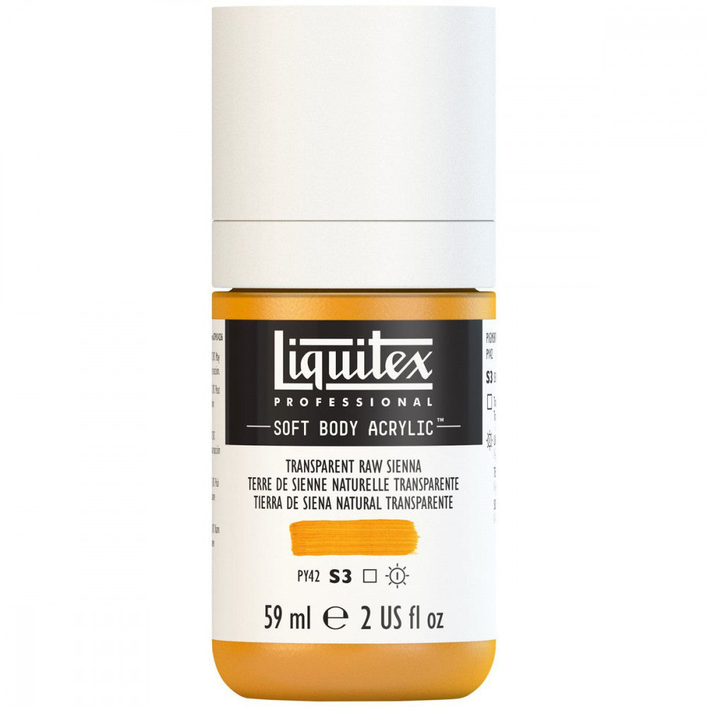 Tinta Acrílica Liquitex Soft Body 59ml S3 332 Transparent Raw Sienna