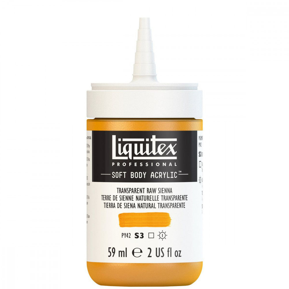 Tinta Acrílica Liquitex Soft Body 59ml S3 332 Transparent Raw Sienna