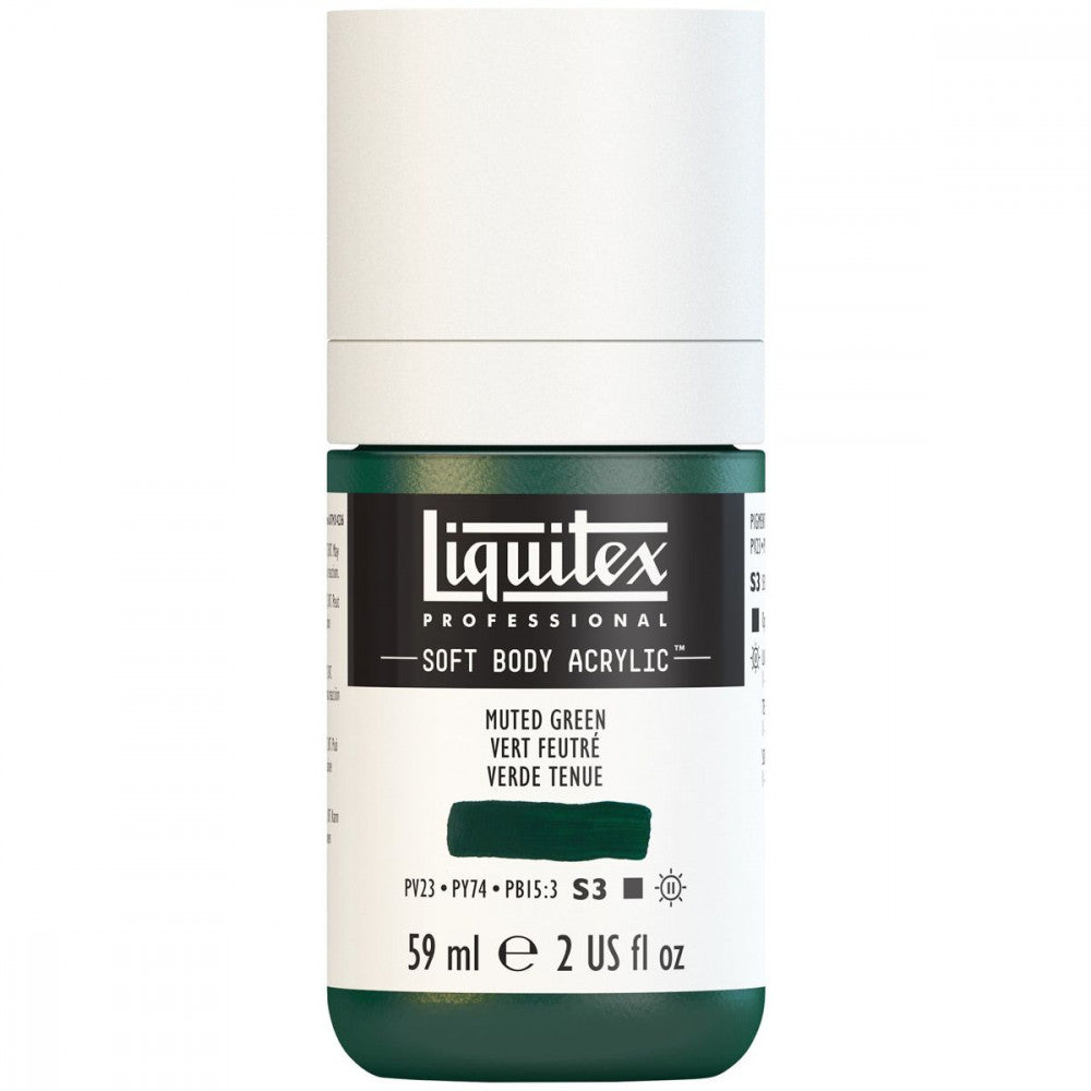 Tinta Acrílica Liquitex Soft Body 59ml S3 501 Muted Green