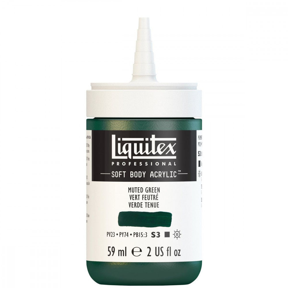 Tinta Acrílica Liquitex Soft Body 59ml S3 501 Muted Green