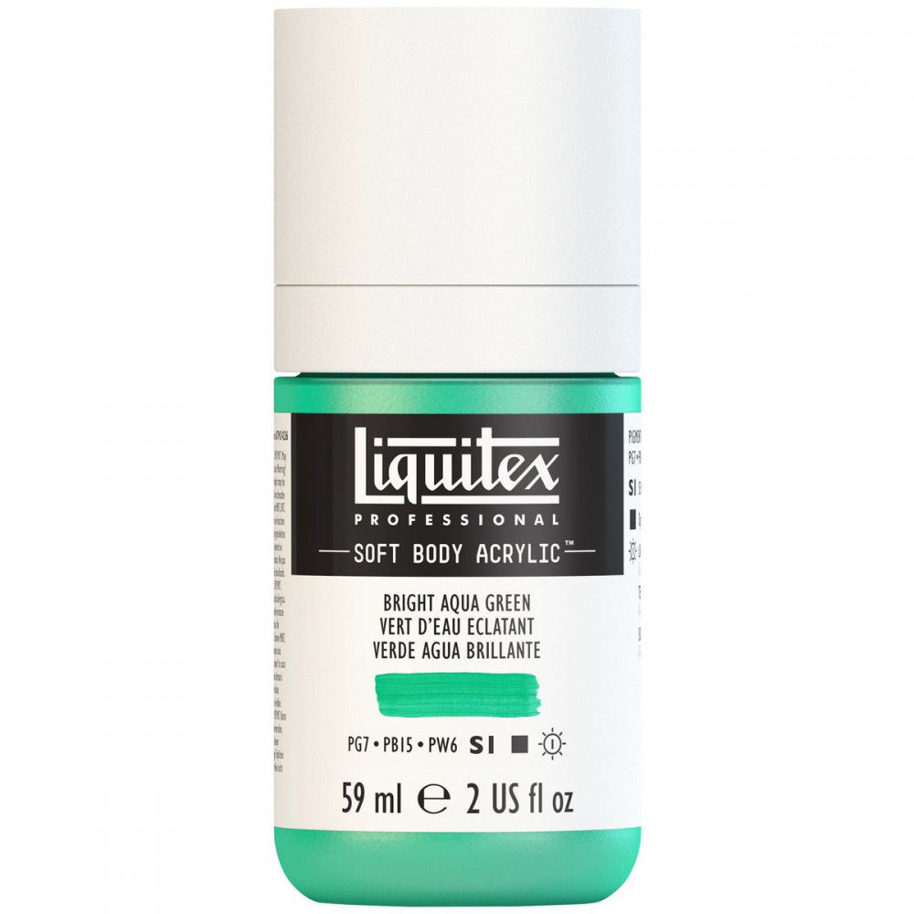 Tinta Acrílica Liquitex Soft Body 59ml S1 660 Bright Aqua Green