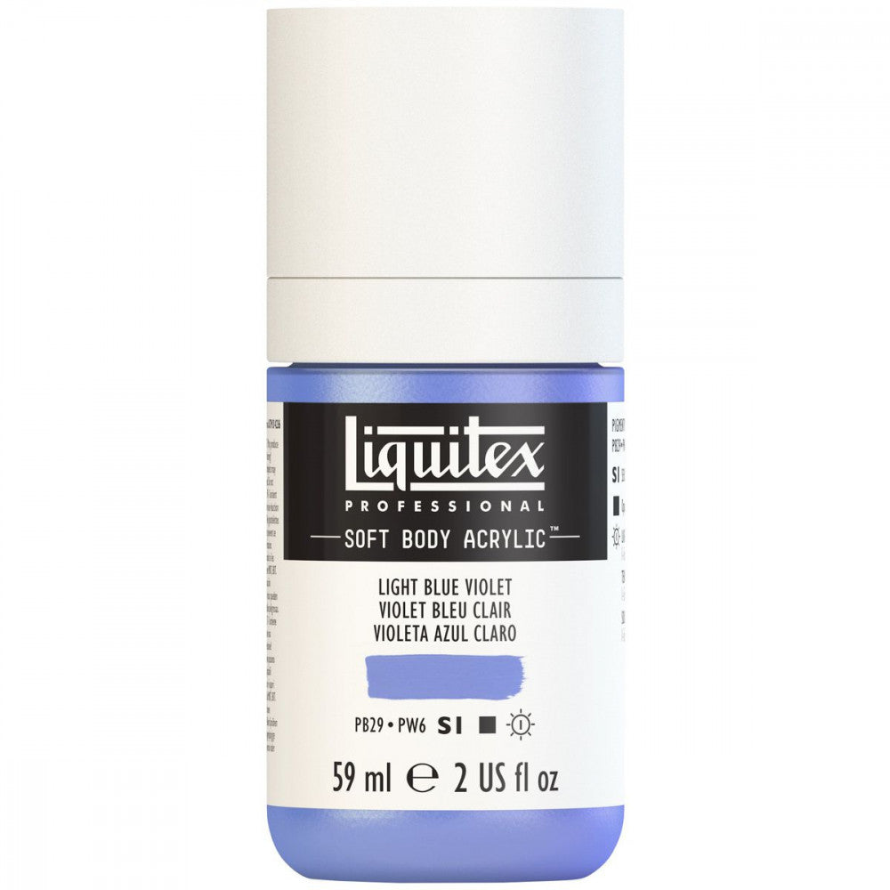 Tinta Acrílica Liquitex Soft Body 59ml S1 680 Light Blue Violet