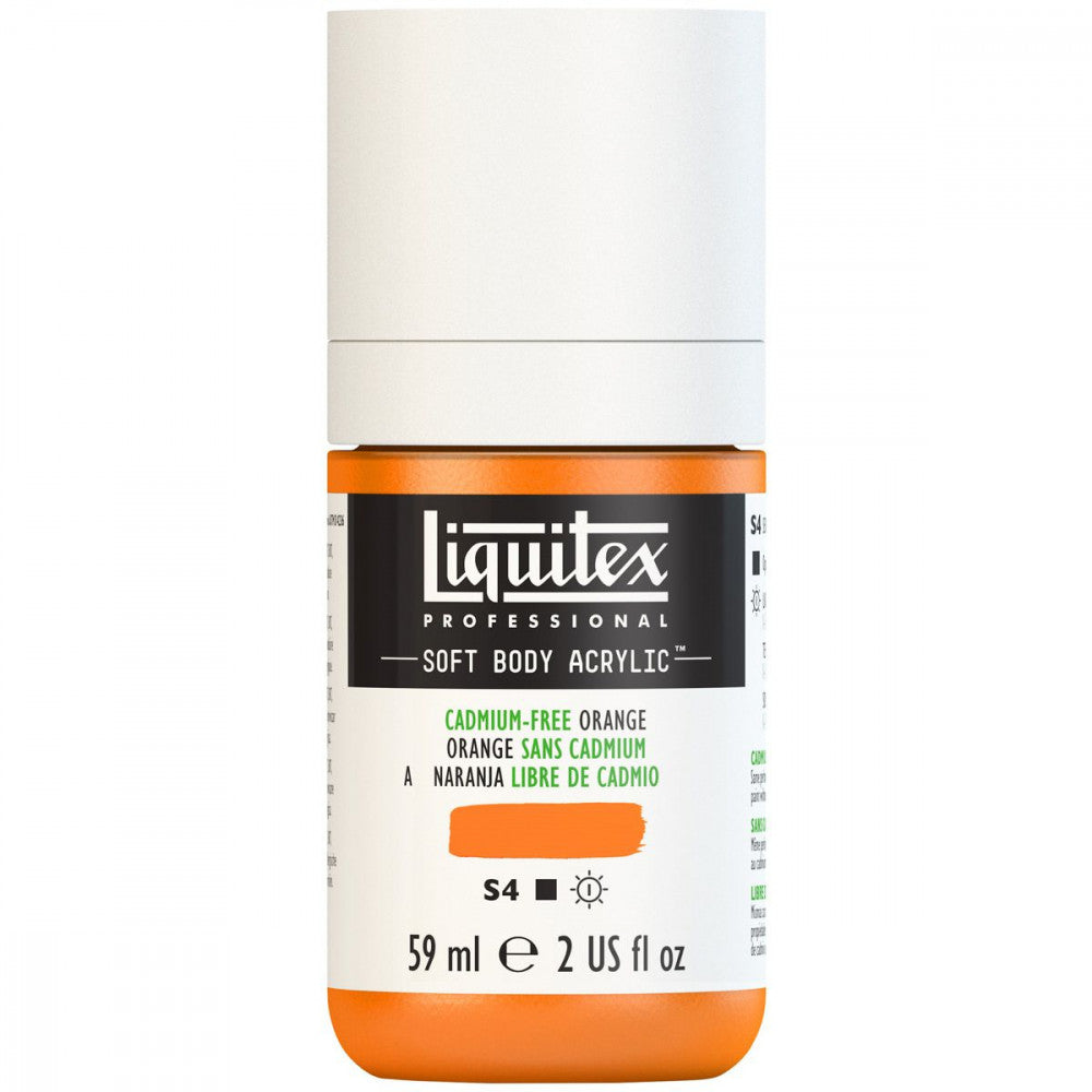 Tinta Acrílica Liquitex Soft Body 59ml S4 892 Cadmium Free Orange