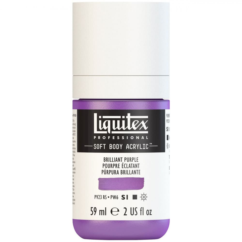 Tinta Acrílica Liquitex Soft Body 59ml S1 590 Brilhant Purple