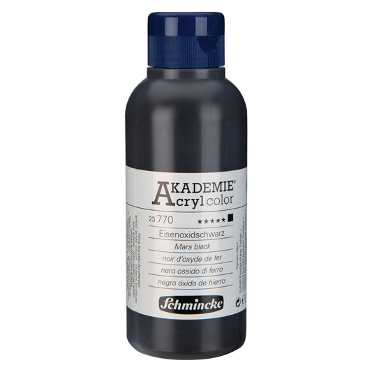 Tinta Acrílica Schmincke Akademie 250ml 770 Mars Black
