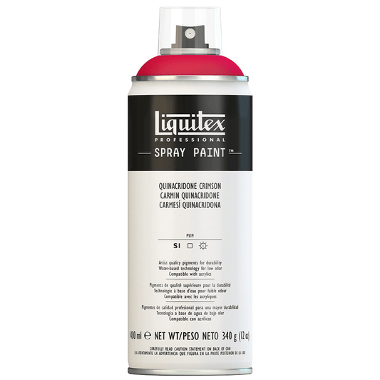 Tinta Acrílica Spray Liquitex 400ml 0110 Quinaquidrone Crimson