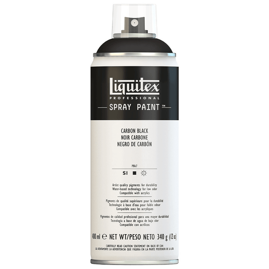 Tinta Acrílica Spray Liquitex 400ml 0337 Carbon Black
