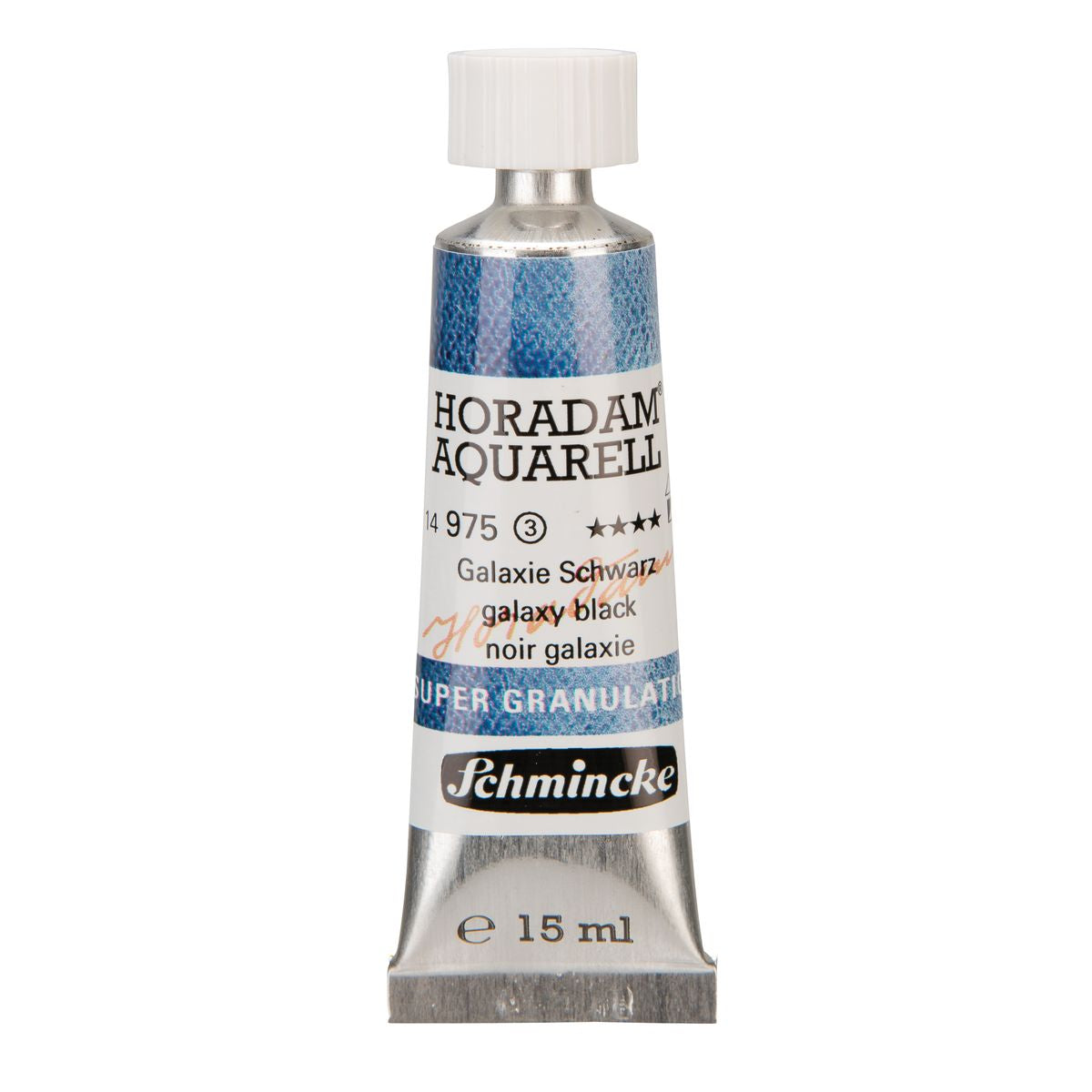 Aquarela Profissional Schmincke Horadam 15ml S3 975 Galaxy Black
