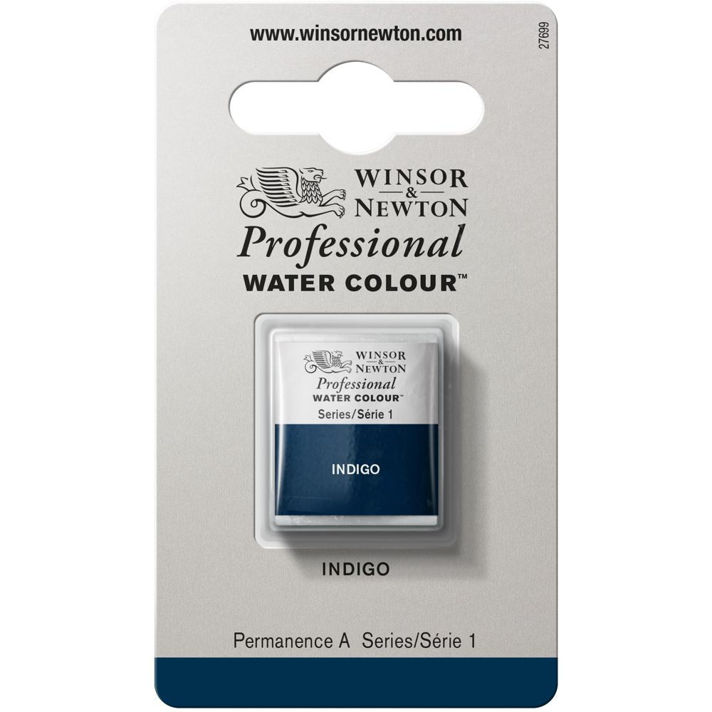 Tinta Aquarela Profissional Winsor & Newton Pastilha S1 322 Indigo