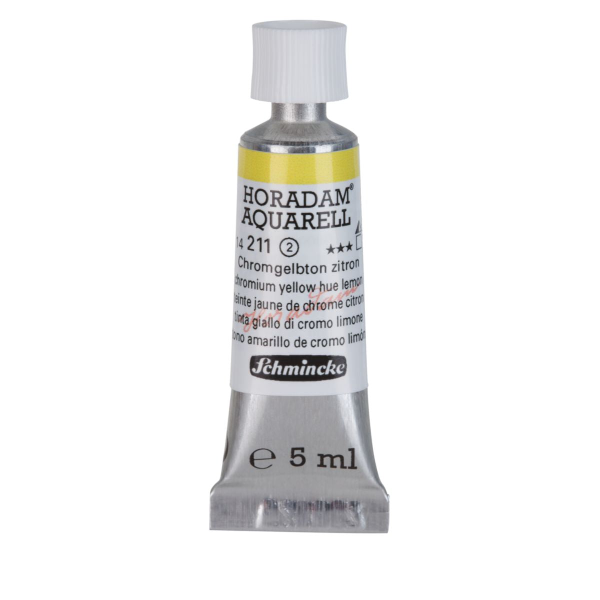 Aquarela Profissional Schmincke Horadam 5ml S2 211 Chromium Yellow Hue Lemon