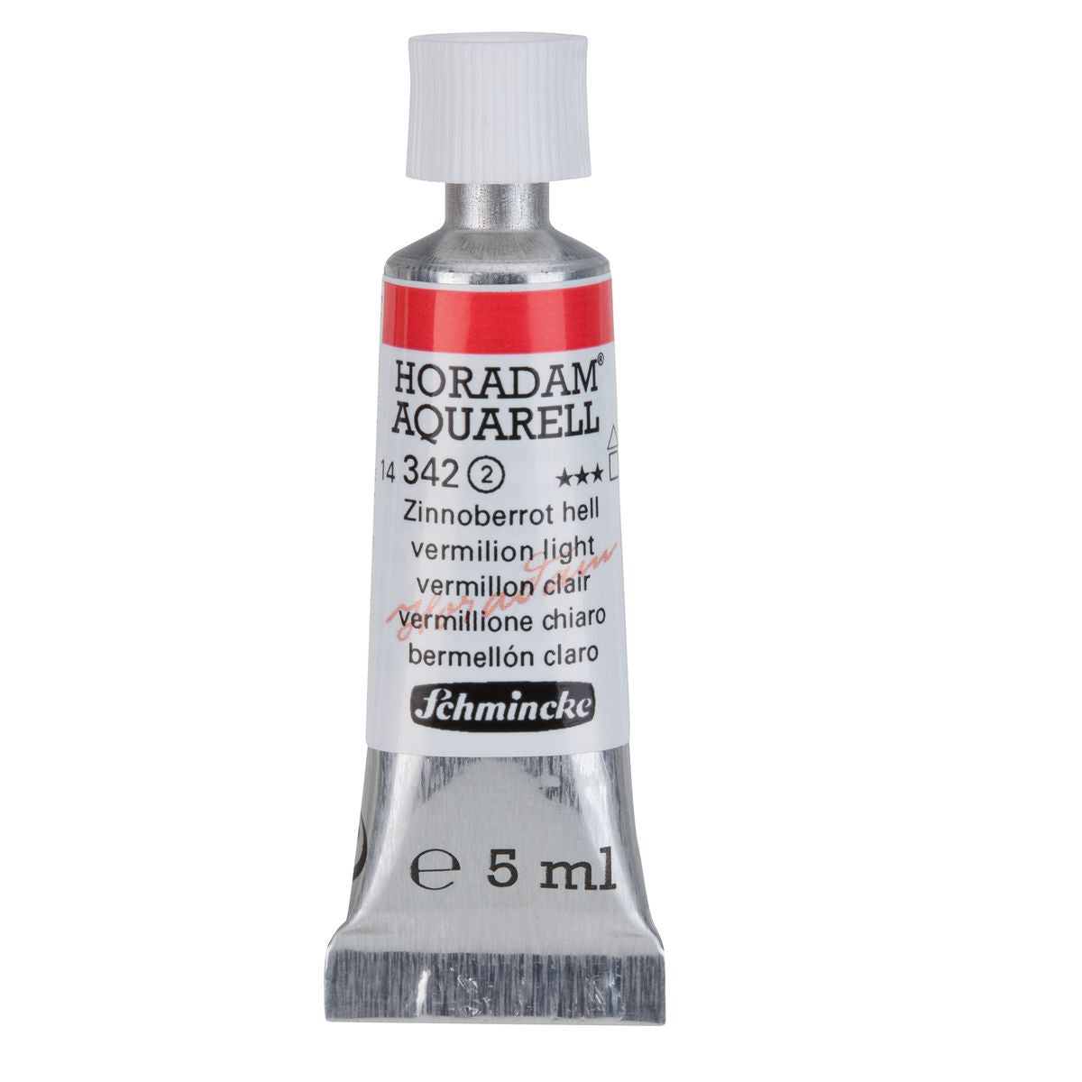 Aquarela Profissional Schmincke Horadam 5ml S2 342 Vermilion Light