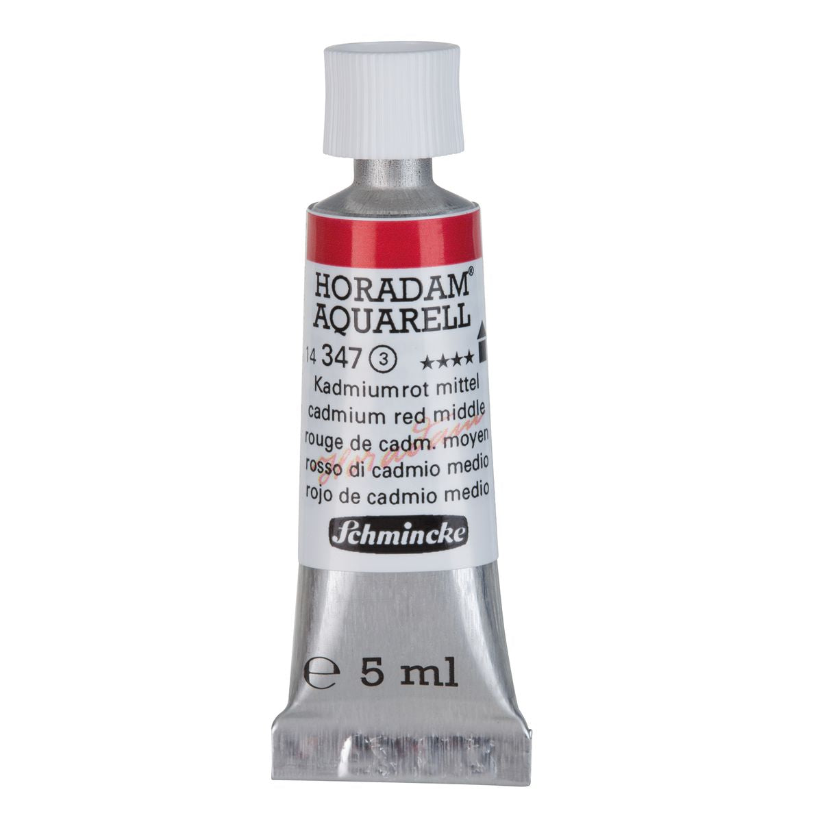 Aquarela Profissional Schmincke Horadam 5ml S3 347 Cadmium Red Medium