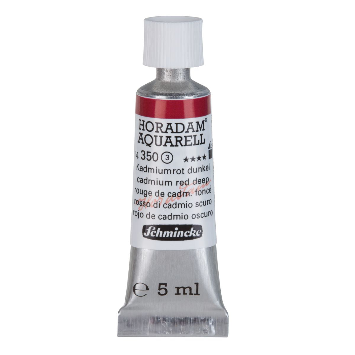 Aquarela Profissional Schmincke Horadam 5ml S3 350 Cadmium Red Deep