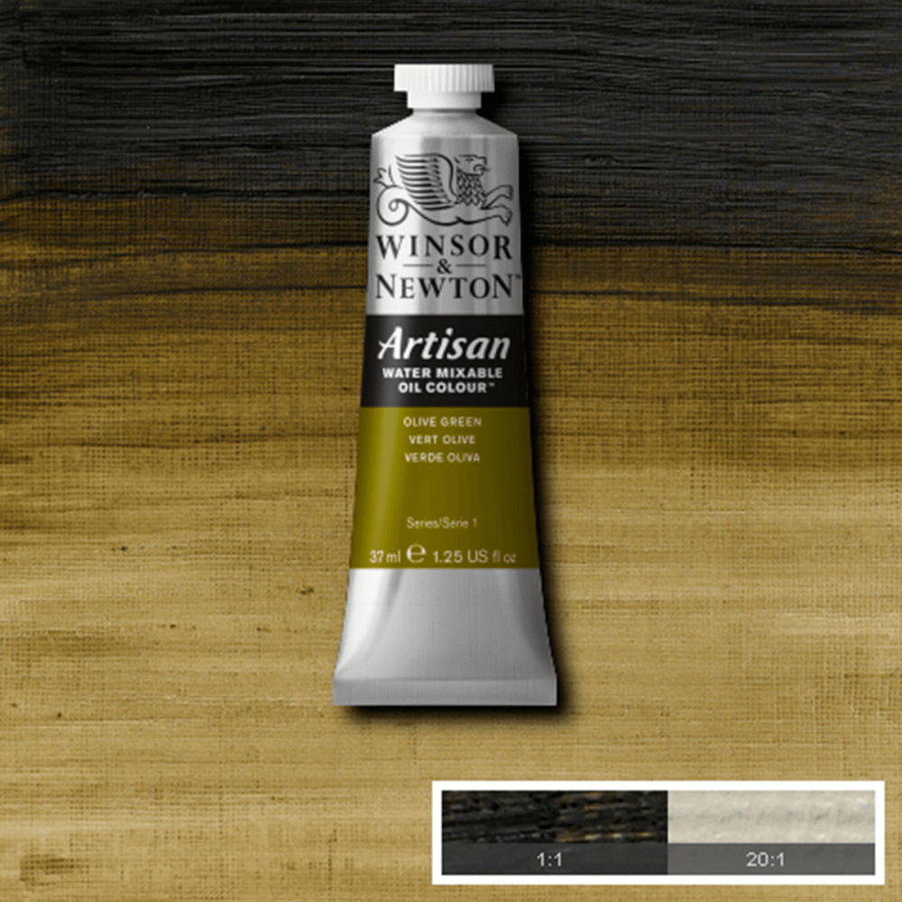 Tinta Óleo Solúvel em Água Winsor & Newton Artisan 37ml S1 447 Olive Green