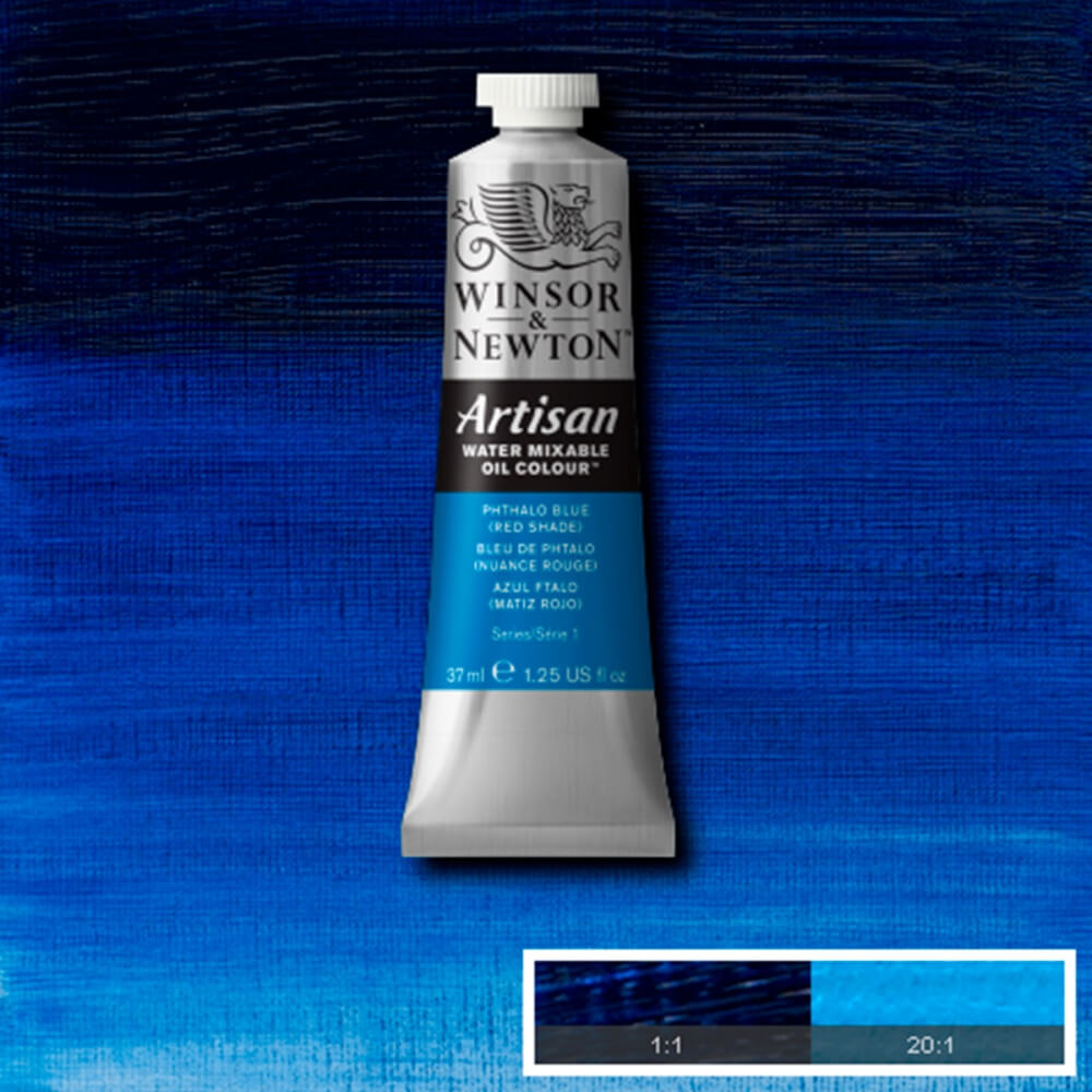 Tinta Óleo Solúvel em Água Winsor & Newton Artisan 37ml S1 514 Phthalo Blue