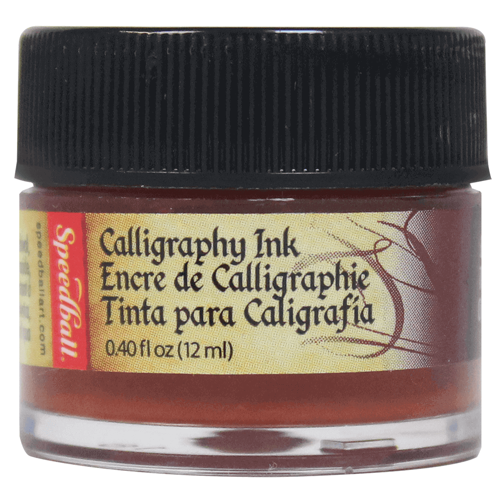 Tinta Para Caligrafia 12ml Speedball 3104 Terra Siena