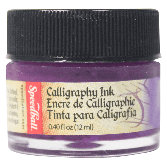Tinta Para Caligrafia 12ml Speedball 3108 Violeta Intenso