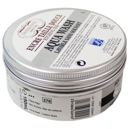 Tinta Para Gravura Aqua Wash Charbonnel 150ml 276 55981 Black