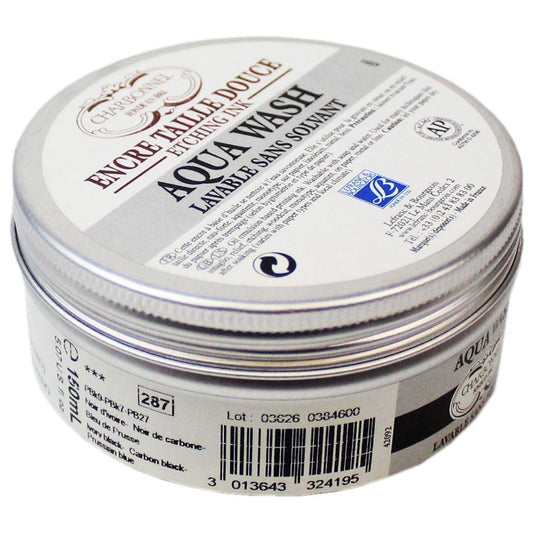 Tinta Para Gravura Aqua Wash Charbonnel 150ml 287 Luxe Black