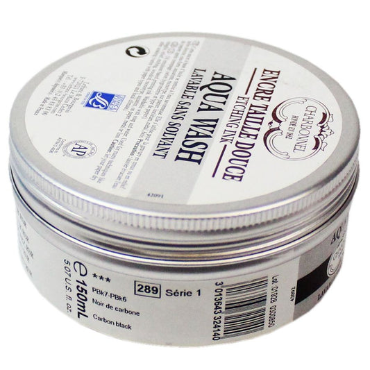 Tinta Para Gravura Aqua Wash Charbonnel 150ml 289 RSR Black