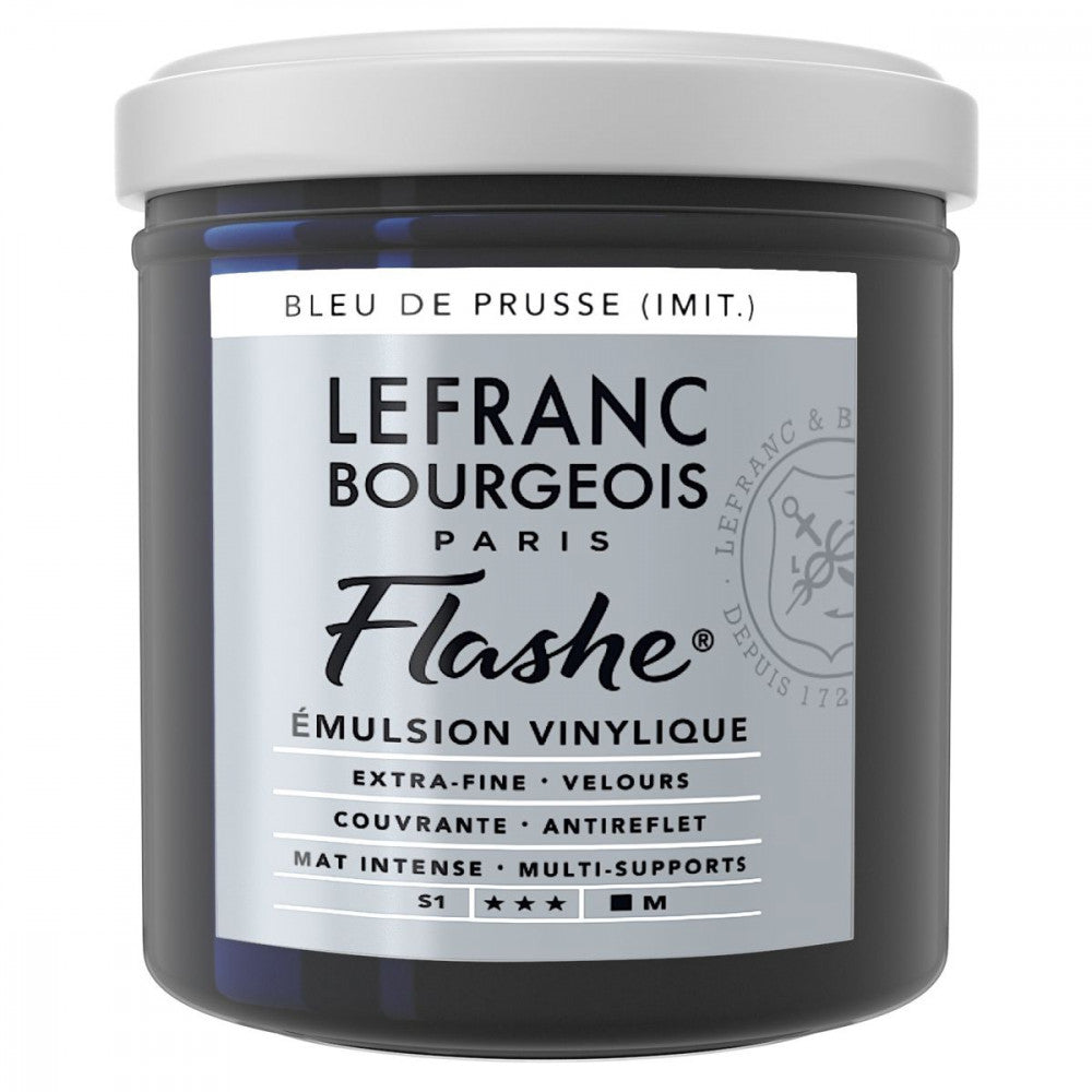 Tinta Acrílica Flashe Lefranc & Bourgeois 125ml S1 046 Prussian Blue