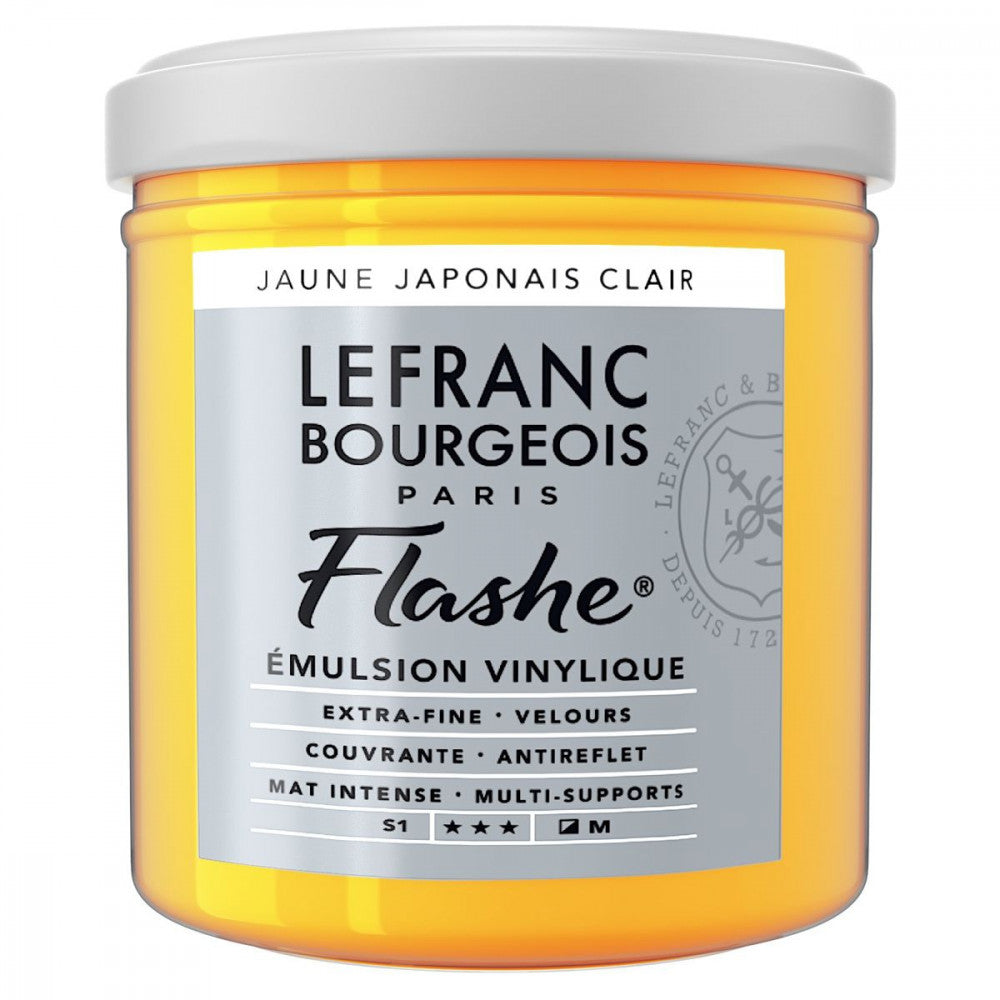 Tinta Acrílica Flashe Lefranc & Bourgeois 125ml S1 183 Japanese Yellow Light
