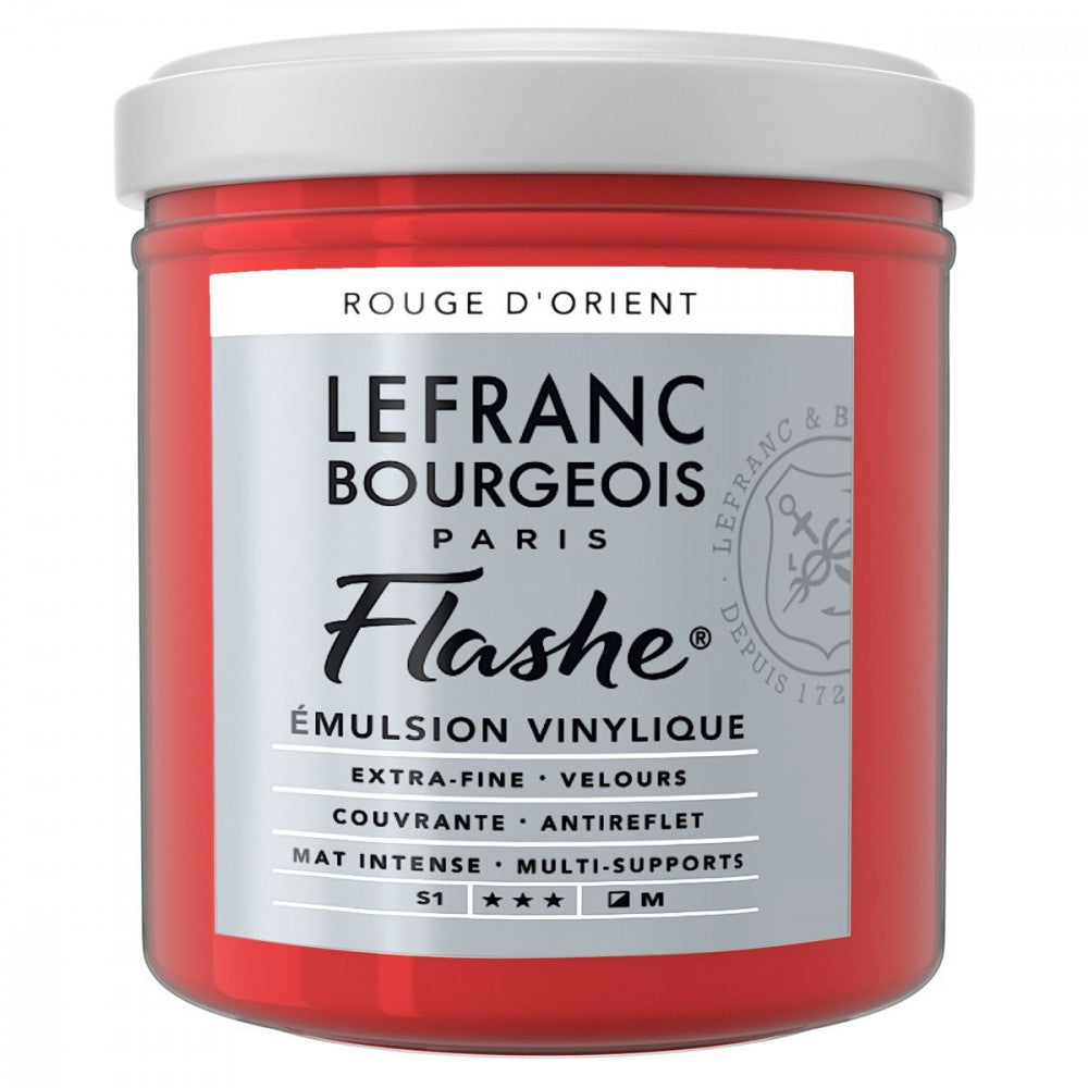 Tinta Acrílica Flashe Lefranc & Bourgeois 125ml S1 382 Oriental Red