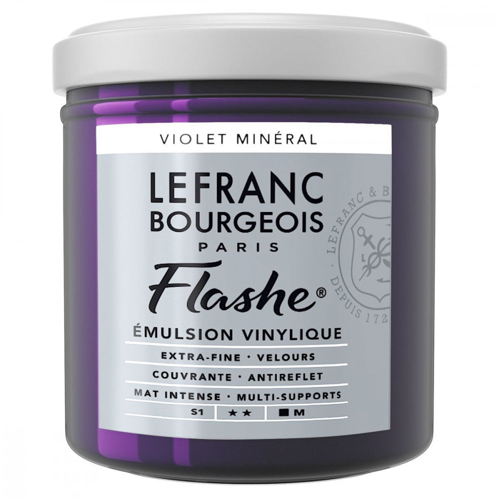 Tinta Acrílica Flashe Lefranc & Bourgeois 125ml S1 826 Mineral Violet