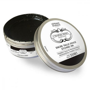 Tinta Para Gravura em Metal Charbonnel Óleo 55981 Black 200ml