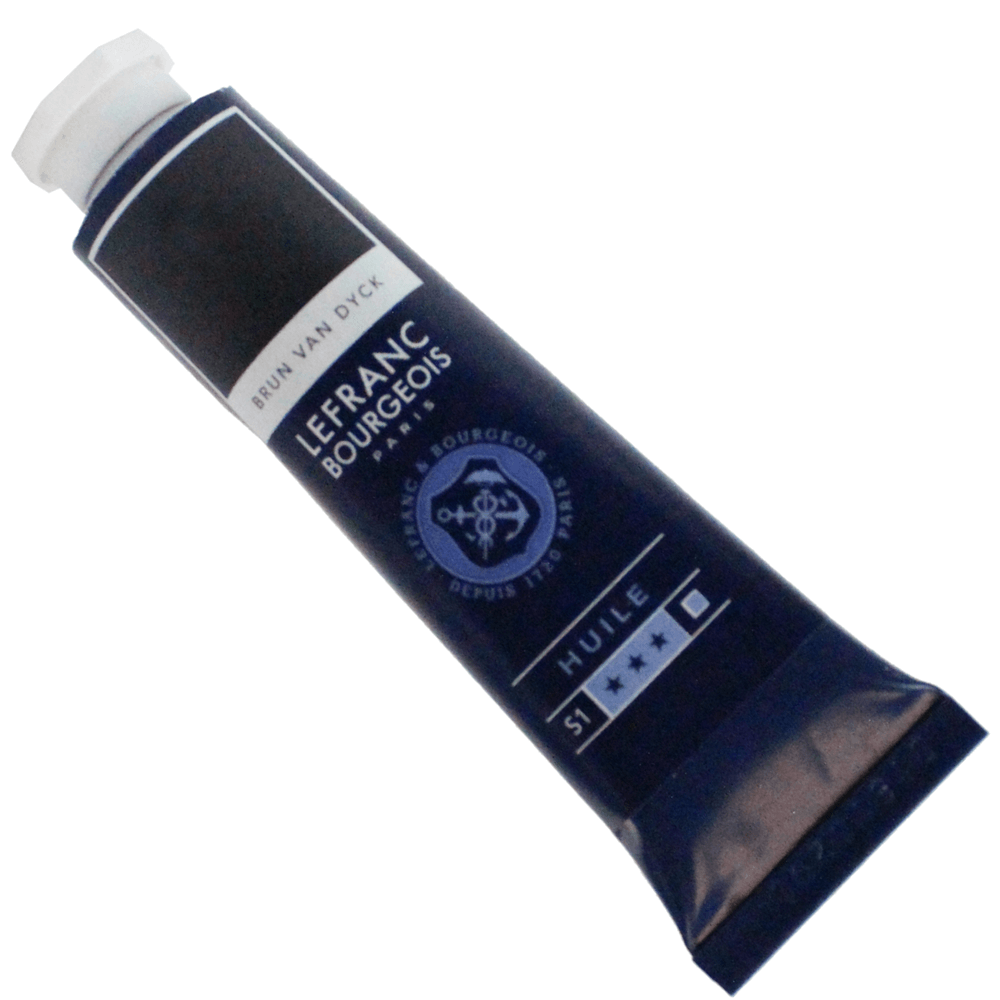 Tinta Óleo Fine Lefranc & Bourgeois 40ml 111 Permanent Vandyke Brown