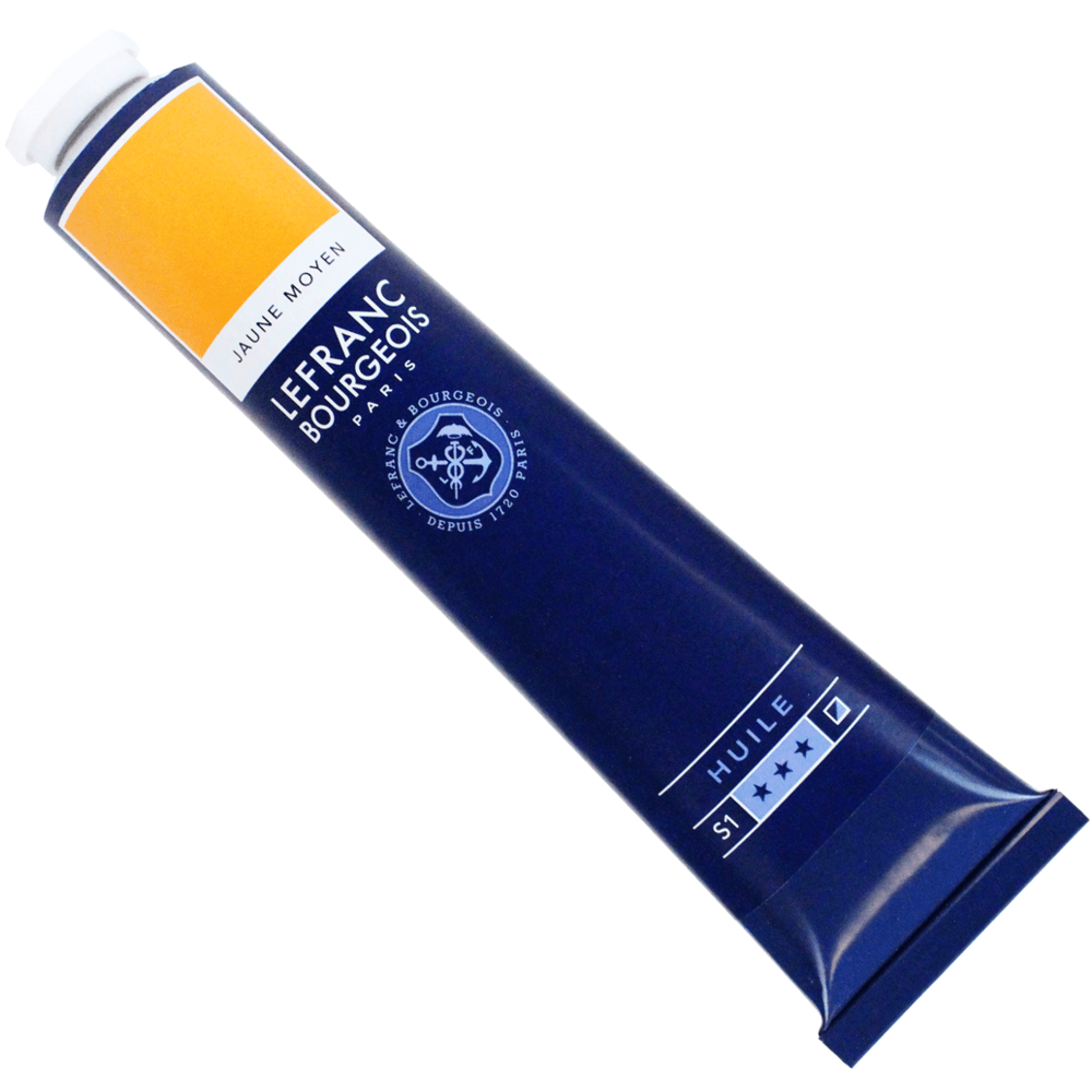 Tinta Óleo Fine Lefranc & Bourgeois 150ml 198 Medium Yellow