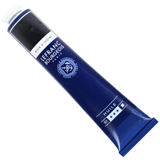 Tinta Óleo Fine Lefranc & Bourgeois 150ml 269 Ivory Black