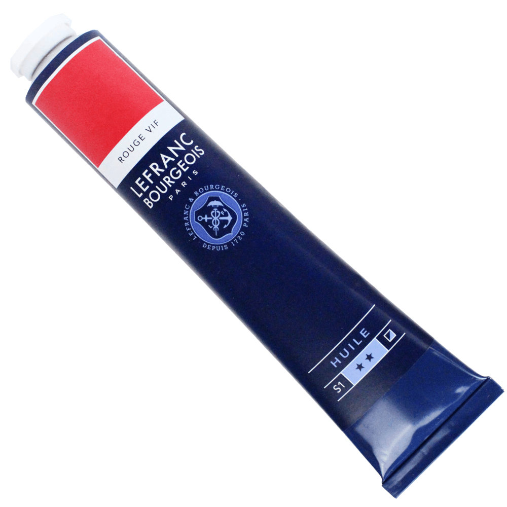Tinta Óleo Fine Lefranc & Bourgeois 150ml 396 Bright Red