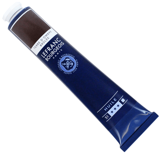 Tinta Óleo Fine Lefranc & Bourgeois 150ml 477 Burnt Umber