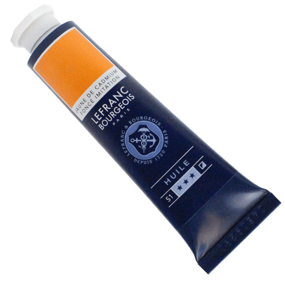 Tinta Óleo Fine Lefranc & Bourgeois 40ml 696 Cadmium Yellow Deep