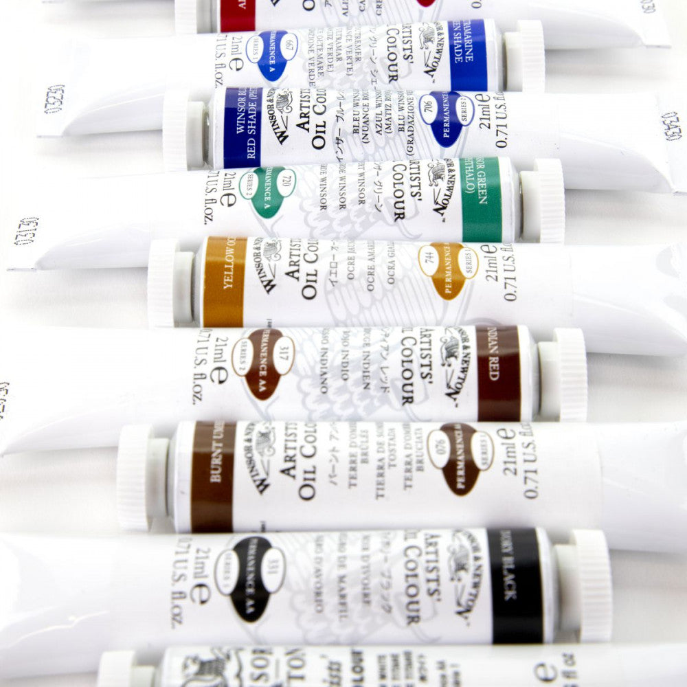 Estojo Tinta Óleo Profissional Winsor & Newton 10 Cores