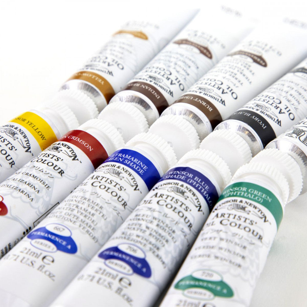 Estojo Tinta Óleo Profissional Winsor & Newton 10 Cores