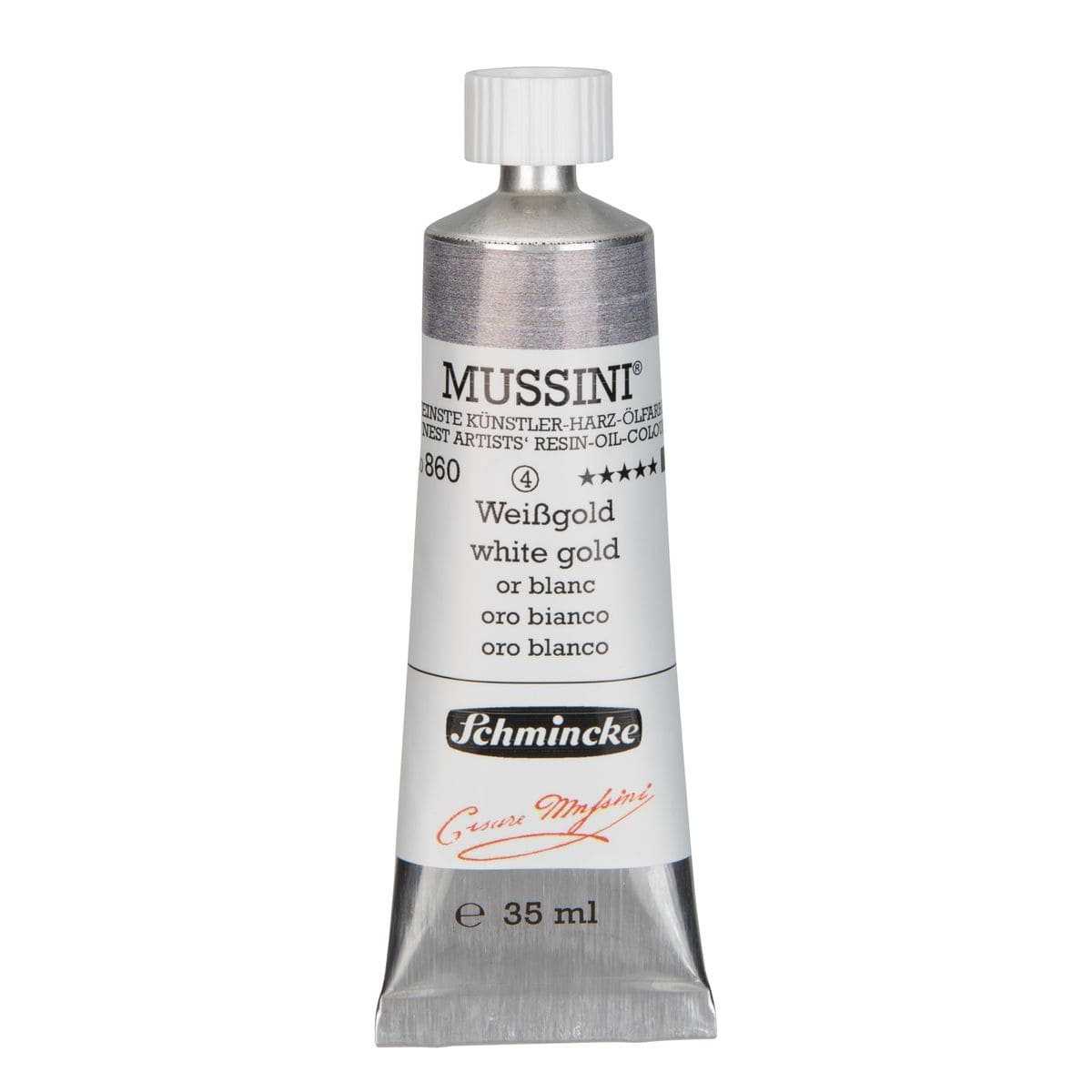 Tinta Óleo Schmincke Mussini 35ml S4 860 White Gold