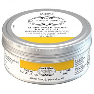 Tinta Para Gravura em Metal Charbonnel Óleo Deep Yellow 200ml