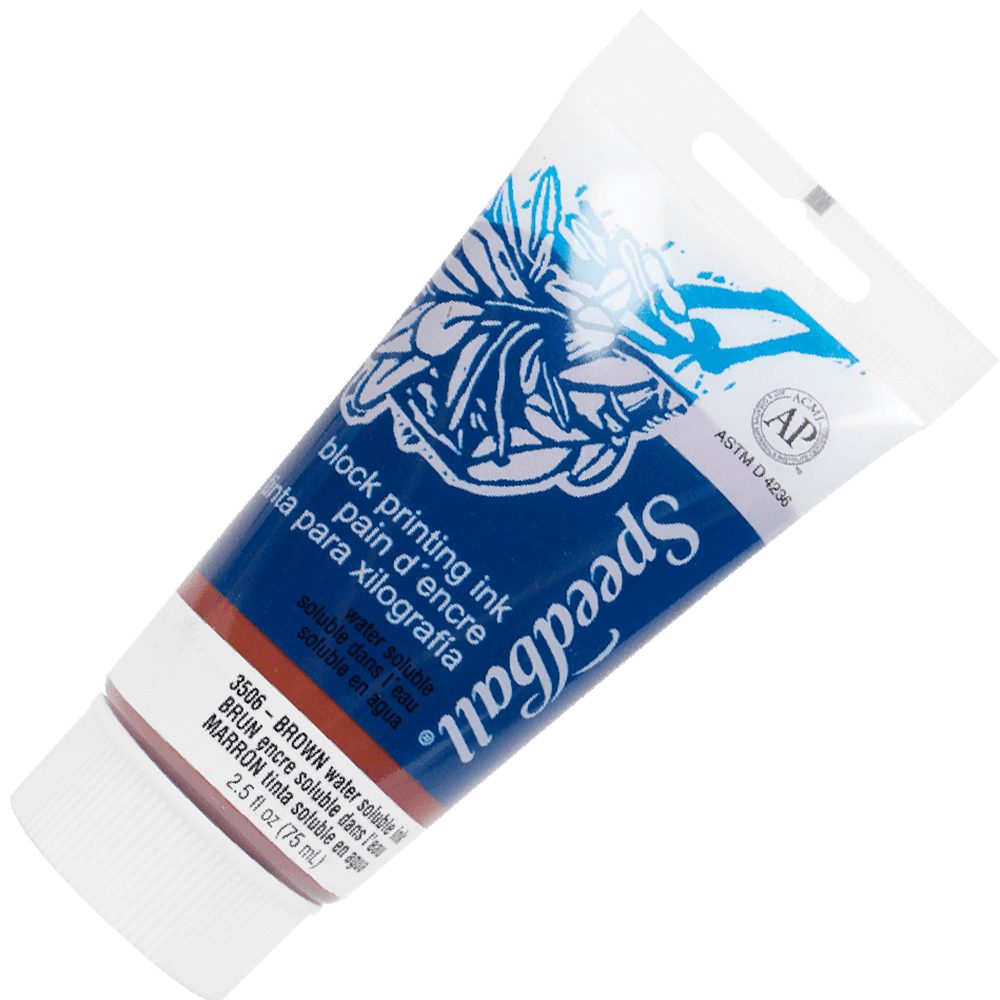 Tinta Para Xilogravura Speedball 75ml Marrom 3506
