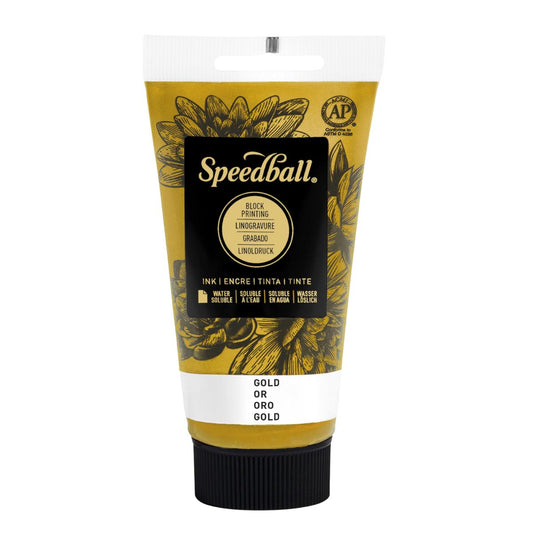 Tinta de Xilogravura 37ml SpeedBall 3413 Ouro