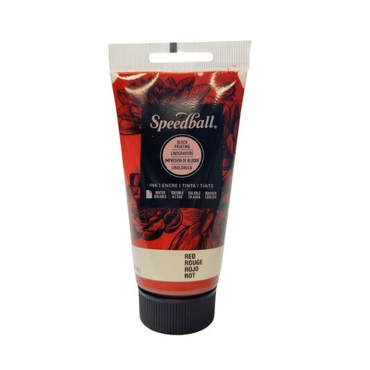 Tinta Para Xilogravura Speedball 75ml Vermelho 3501