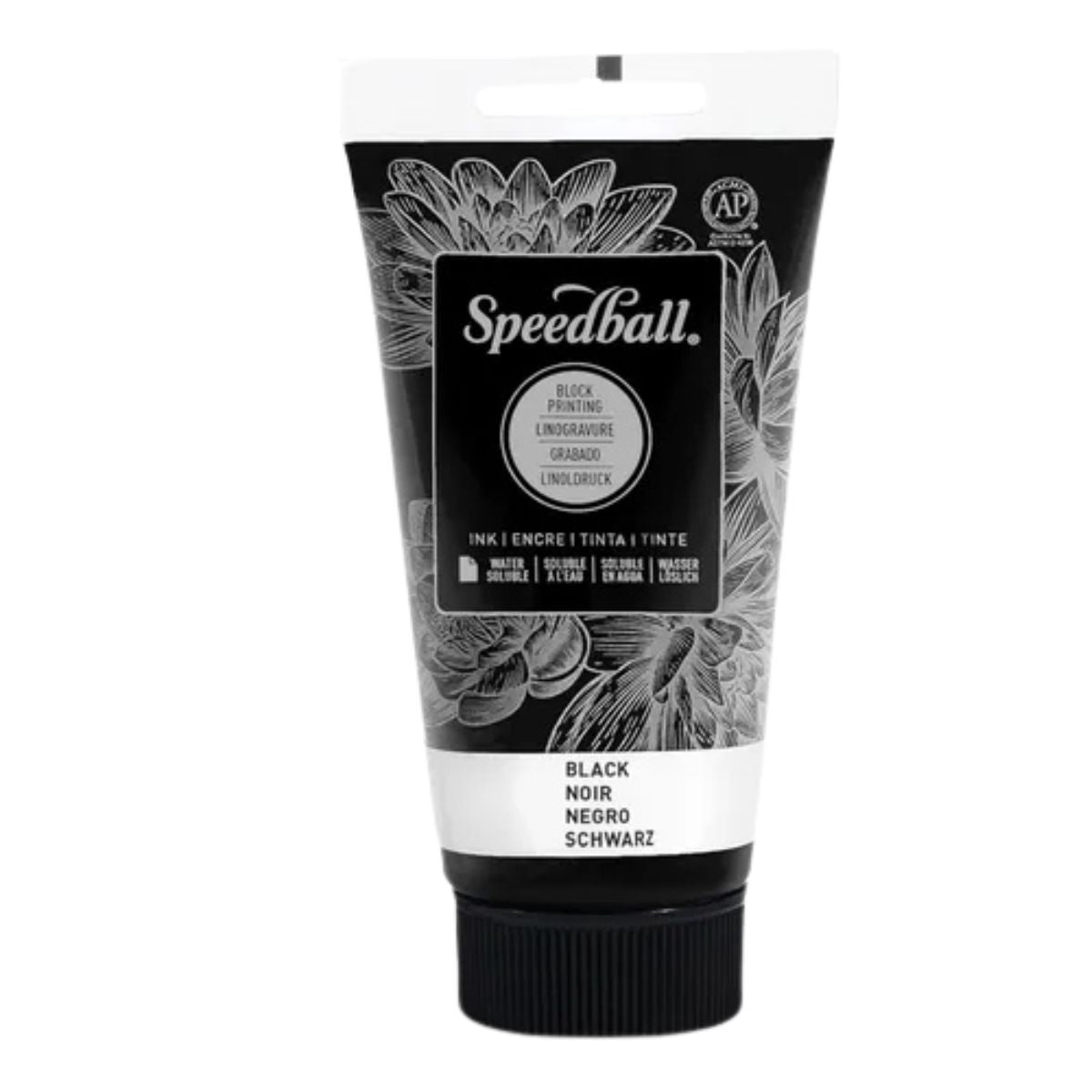 Tinta de Xilogravura 37ml SpeedBall 3400 Preta
