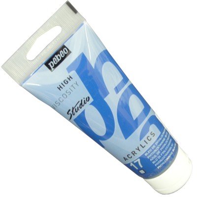Tinta Acrílica Pébéo Studio 17 Azul Fitalocianina 100ml