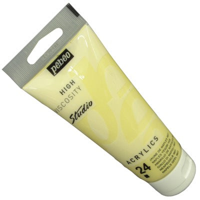 Tinta Acrílica Pébéo Studio 24 Amarelo de Nápoles Imit. 100ml