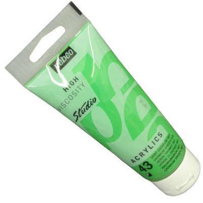 Tinta Acrílica Pébéo Studio 43 Verde Cádmio Imit. 100ml