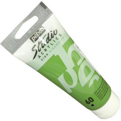 Tinta Acrílica Pébéo Studio 60 Verde Cromo 100ml