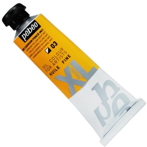 Tinta a Óleo Pébéo XL Studio 03 Amarelo Cadmio Escuro 37ml