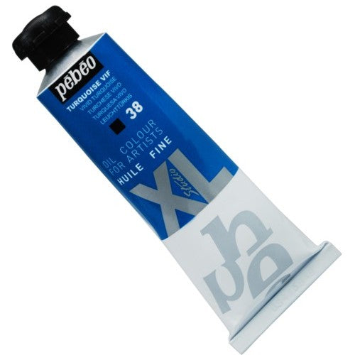 Tinta a Óleo Pébéo XL Studio 38 Azul Turquesa 37ml