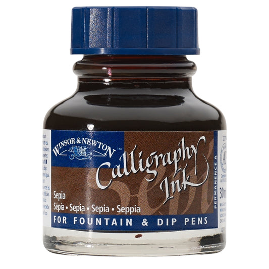 Tinta Para Caligrafia Winsor & Newton 30ml Sepia